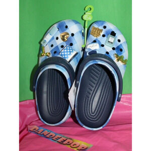 Bath & Body Works Gingham Crocs Collab Sandals Clog Footwear W/ 8 Jibbitz W8 M6
